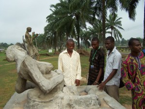 Student Sculptures at University